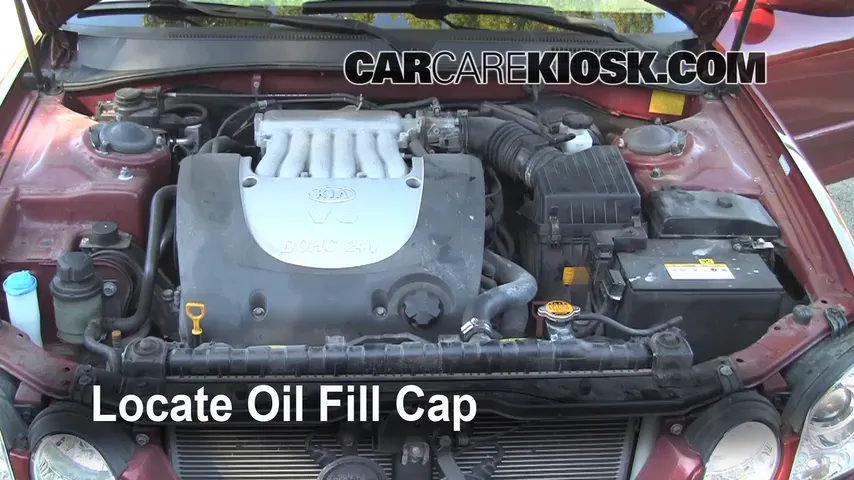 2004 Kia Optima EX 2.7L V6 Oil Add Oil